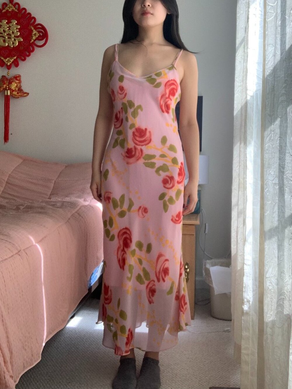 Floral Slip Midi Dress from Betsey Johnson x Urban Outfitters